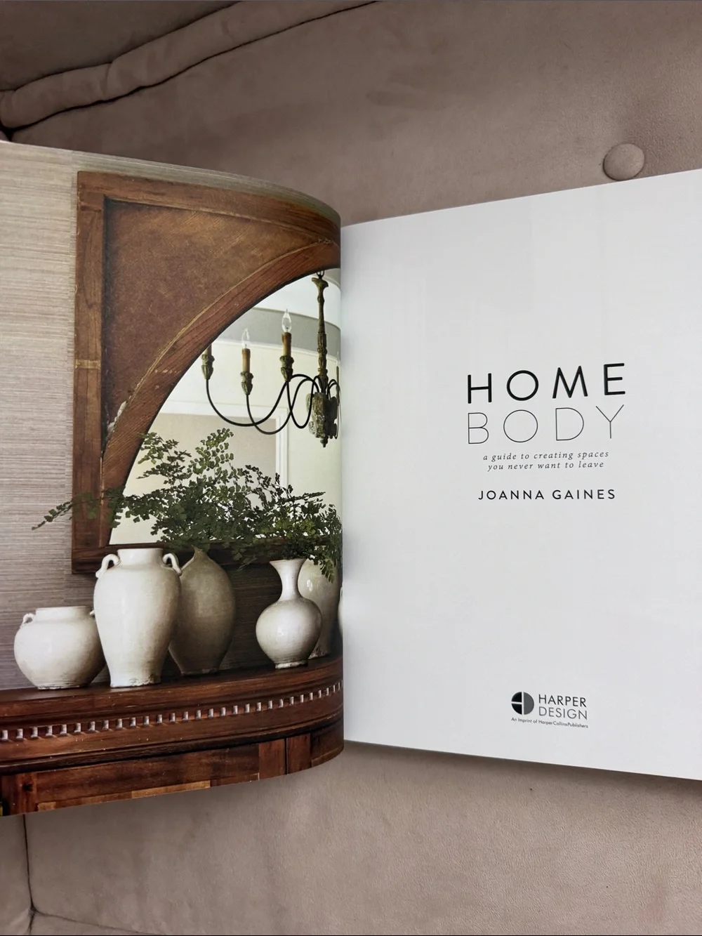 Homebody by Joanna Gaines - White Cover with Black Text